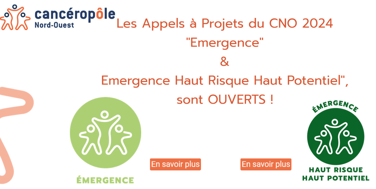 Les AAP émergence 2024 CNO